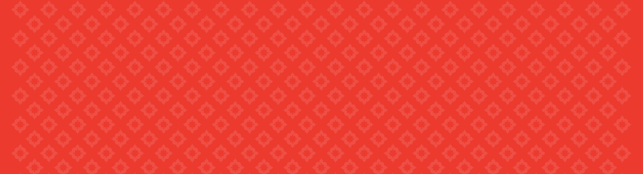 Abstract red background with a repeating diamond and ornamental pattern